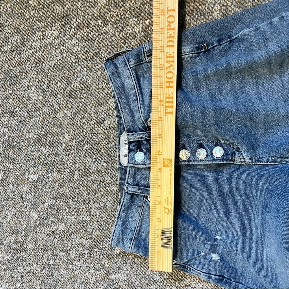 We The Free People Dylan Cropped Distressed Raw Hem Jeans Size 25 D - Picture 5 of 6